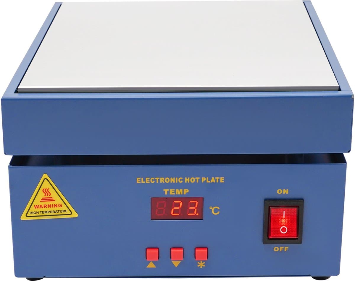 Voorverwarmings Lötstation Lab Soldeerstation 800W 22*22*14.5cm Verwarmingsstation Verwarmingsplaat
