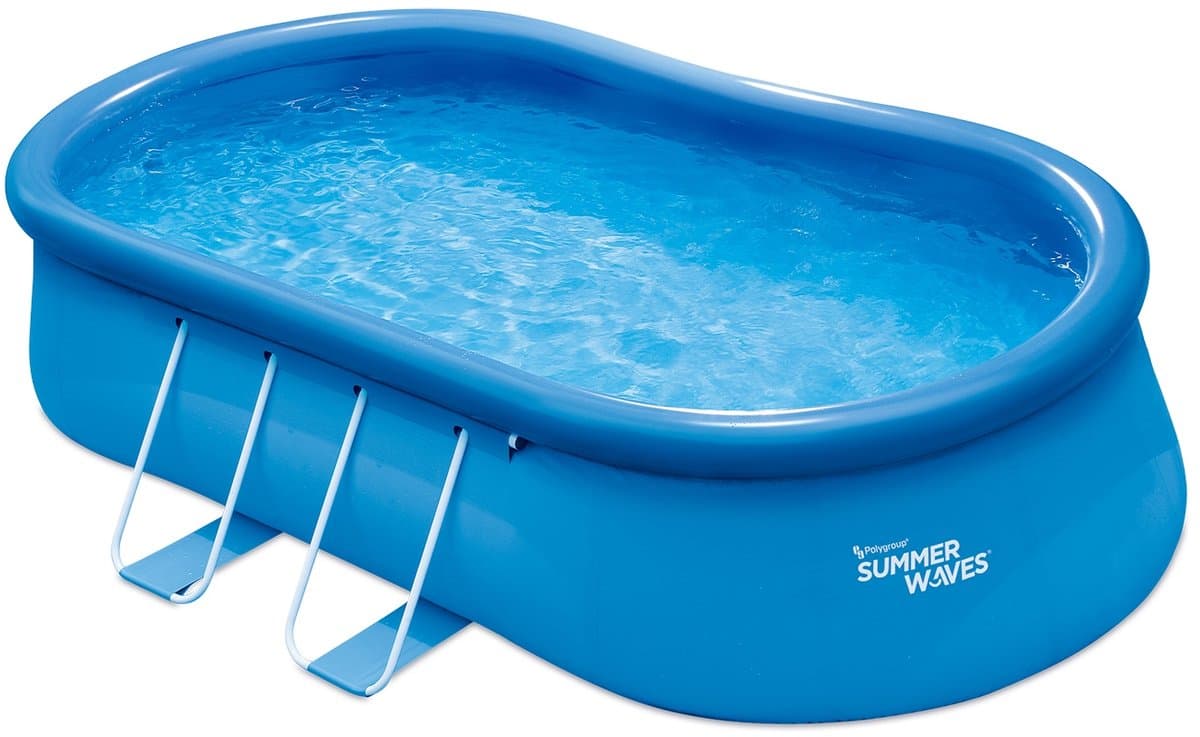 Summer Waves Quick Set Oval Zwembad 457 x 305 x 107 cm met filterpomp