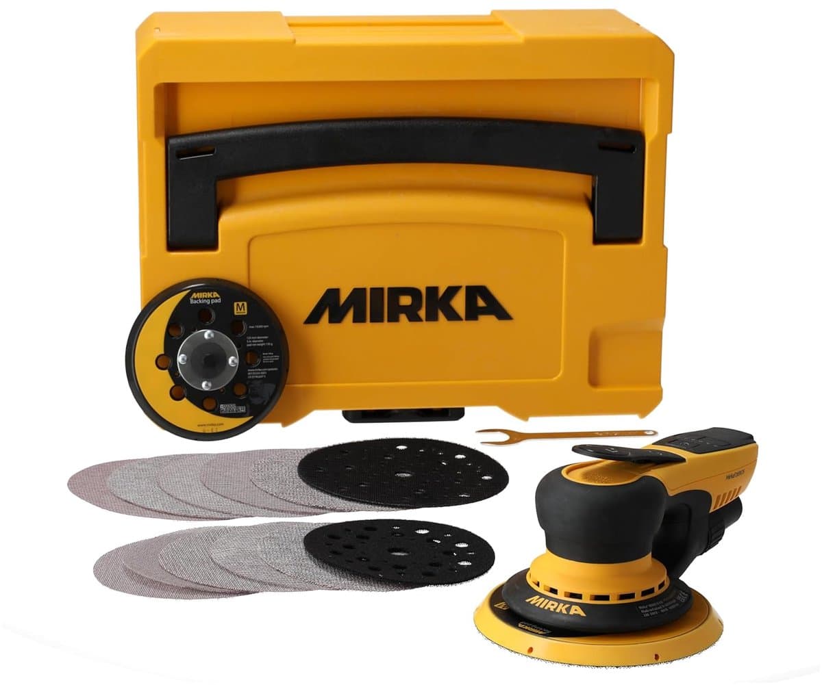 MIRKA DEROS II 5650 Excentrische Schuurmachine in Koffer
