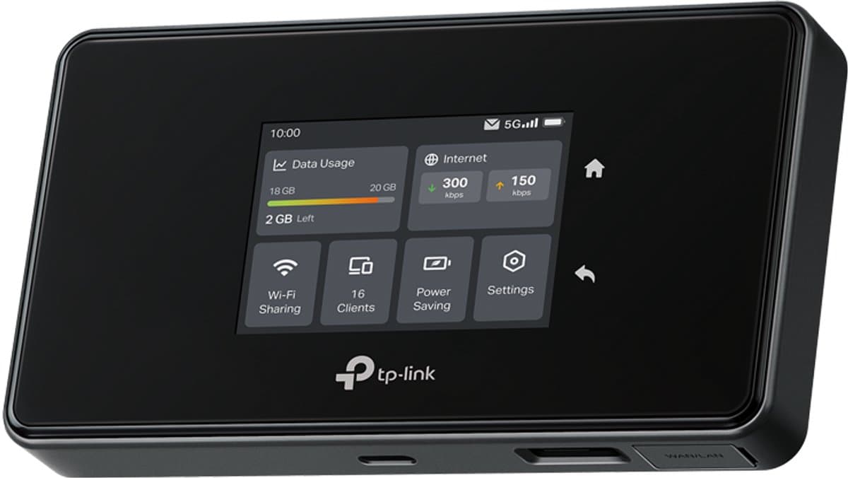 TP-Link M8550 - MiFi Router- 5G - WiFi 6E - Mobiele 5G WiFi Hotspot - Voor Onderweg