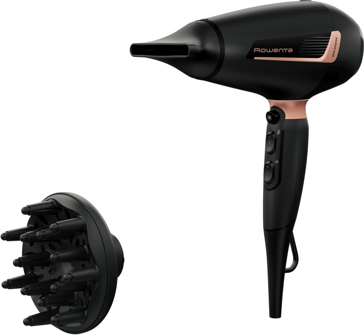 Rowenta Pro Expert CV8830 - Föhn - Ionische Technologie - 6 Instellingen - Haardroger - Zwart - 2200W