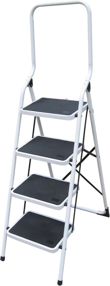 Trapladder Big Step met brede treden - 4 treden