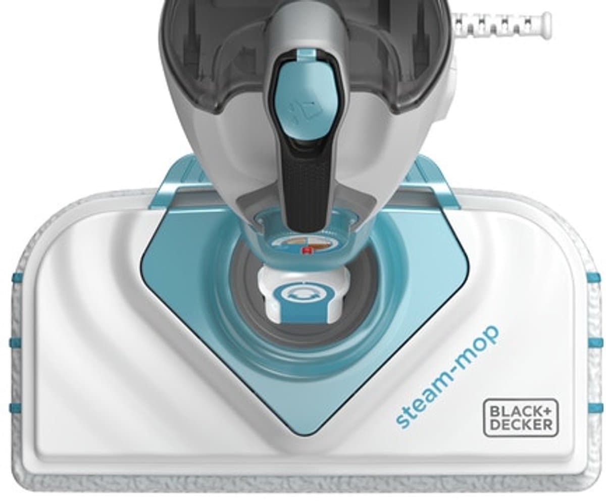 BLACK+DECKER BHSM166DSM 1600W Steam-mop met SteaMitt, deltavoet en 11 accessoires stoomreiniger
