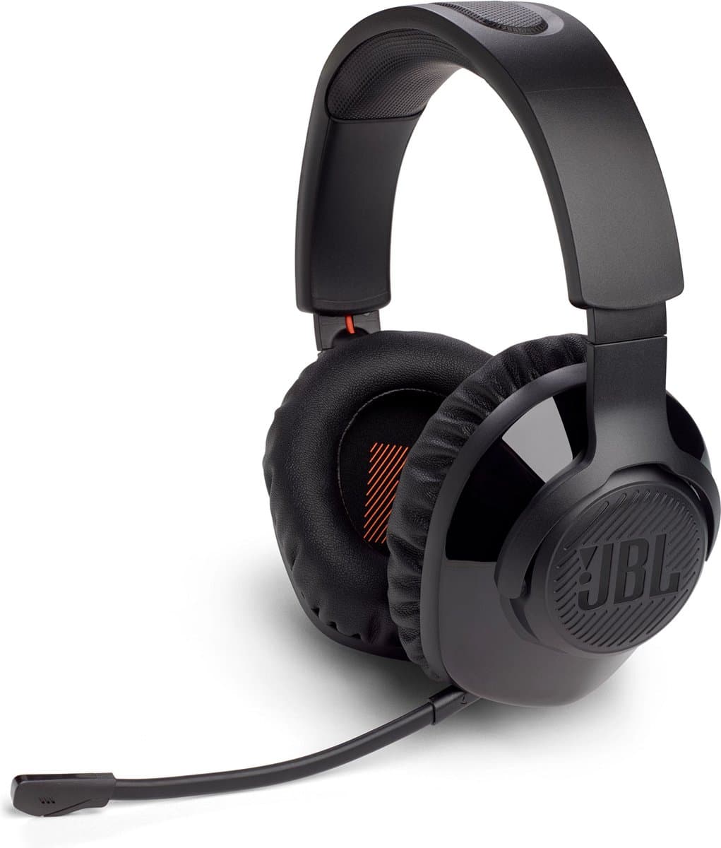 JBL Quantum 350 Wireless - Draadloze Gaming Headset - 2.4GHz USB Dongle - Lage Latency - Over-ear met Afneembare Microfoon - 22 uur batterij - JBL Quantum Engine Software - Zwart