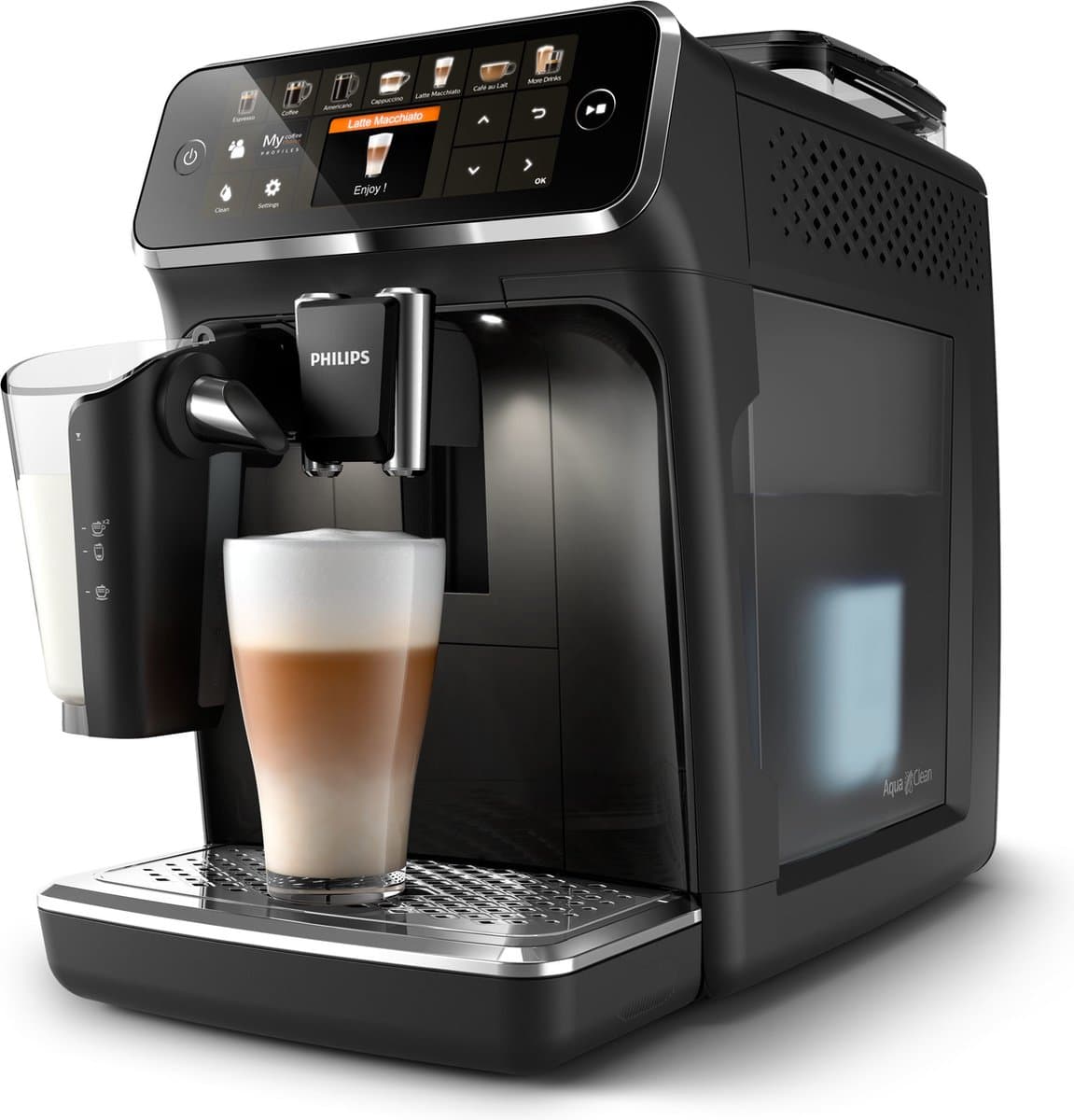 Philips LatteGo 5400 serie EP5441/50 - Espressomachine - Zwart/RVS
