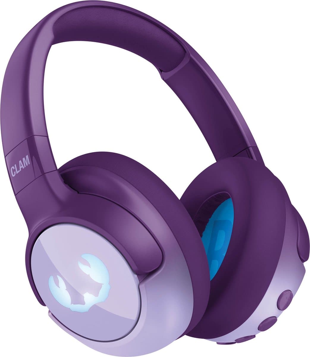 Fresh 'n Rebel Clam Junior - Koptelefoon kind - Kinder koptelefoon met Noise Cancelling - Draadloos (Bluetooth) & Bedraad – Inclusief Aux kabel (1m) - Mighty Magic