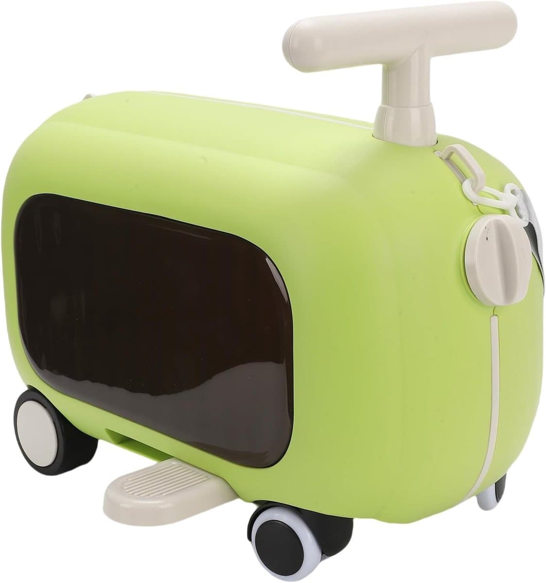 Multifunctionele Kinderkoffer met Pedalen, Opvouwbare Reisbagage voor Kinderen, Ruime en Handige Reisoplossing voor Peuters