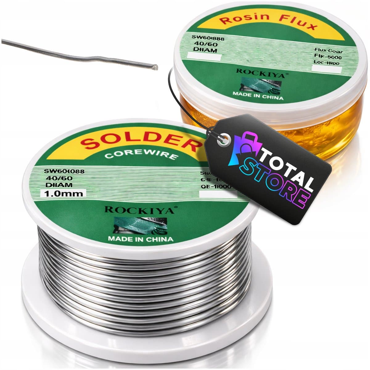 2015966 Serie - Soldeertin met Hars - 1mm - Sn40/Pb60 - Top KWALITEIT
