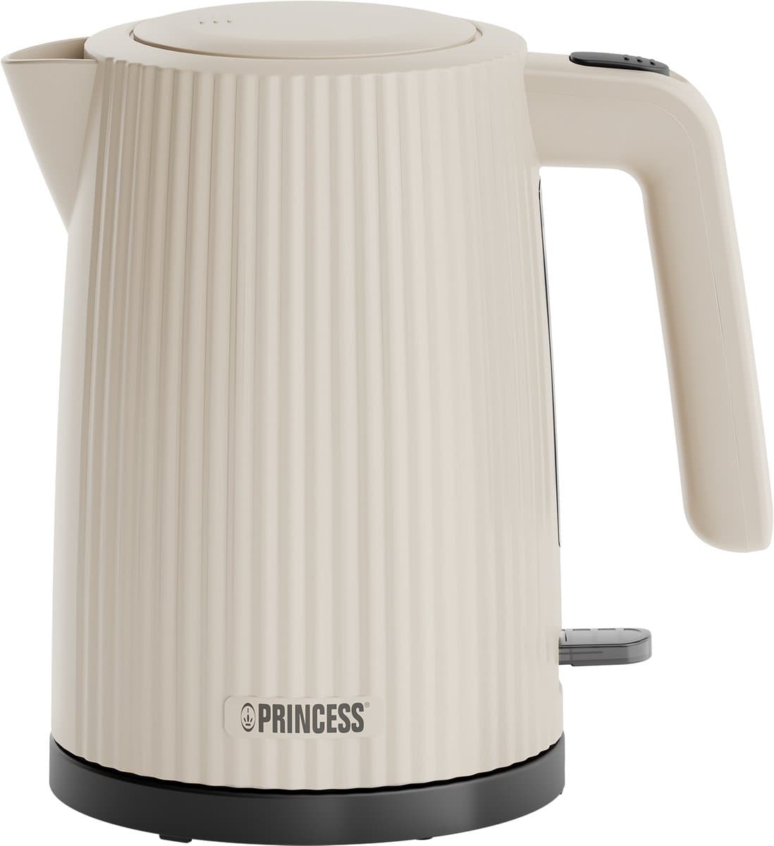 Princess Waterkoker Wave 236048 - Retro - 1.7 liter - 2200W - Beige