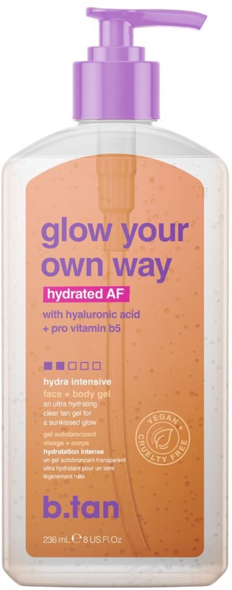 B.Tan Glow Your Own Way - Hydrated AF Self Tan Gel - zelfbruiner - Gezicht en Lichaam