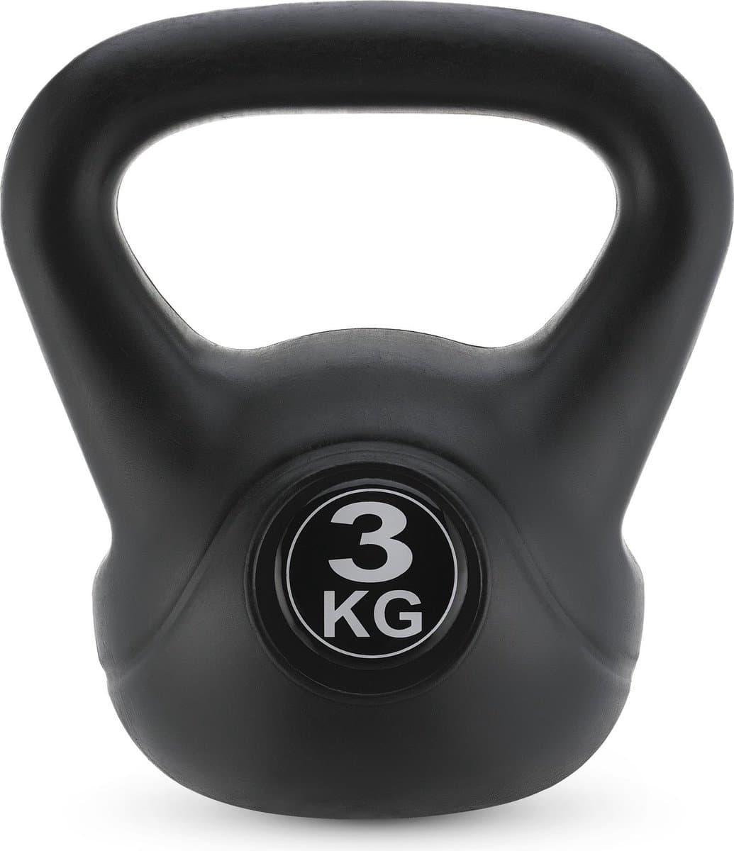 Gymtek® Kettlebell Dumbbell - 3kg - Kettlebell, Halter, Balgewicht