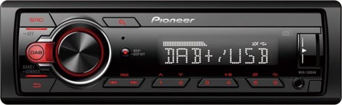 Pioneer MVH-130DAB - Autoradio enkeldin