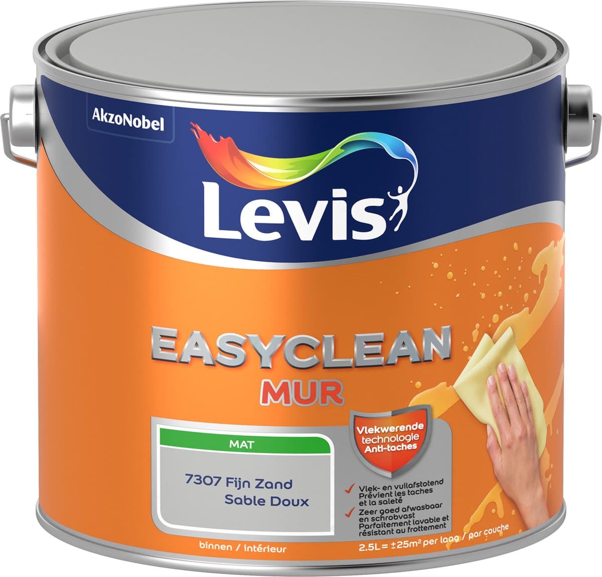 Levis - Easyclean Mur Mat - Fijn Zand - 2,5 L