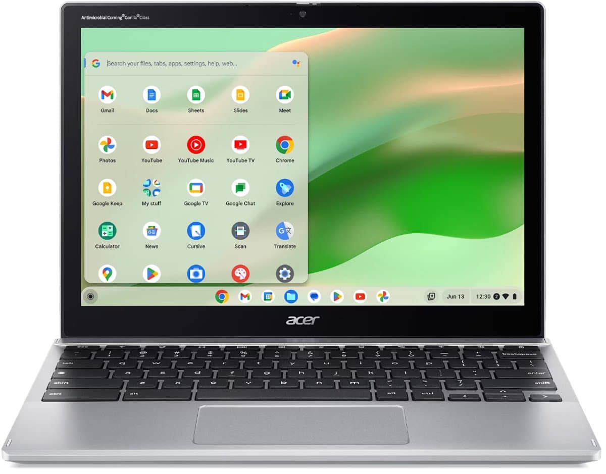 Acer Chromebook Spin 312 CP312-1H-C6B1 - 2-in-1 Convertible - 12 inch - Touchscreen - 8GB - 64GB - Zilver