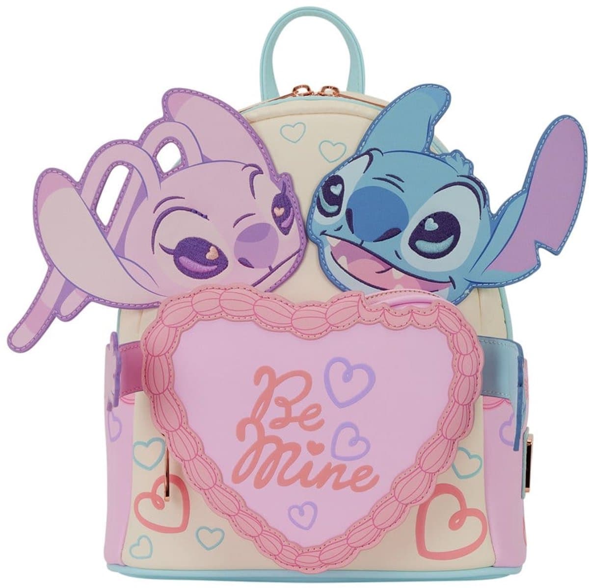 Disney Loungefly Stitch & Angel Mini Backpack Be Mine