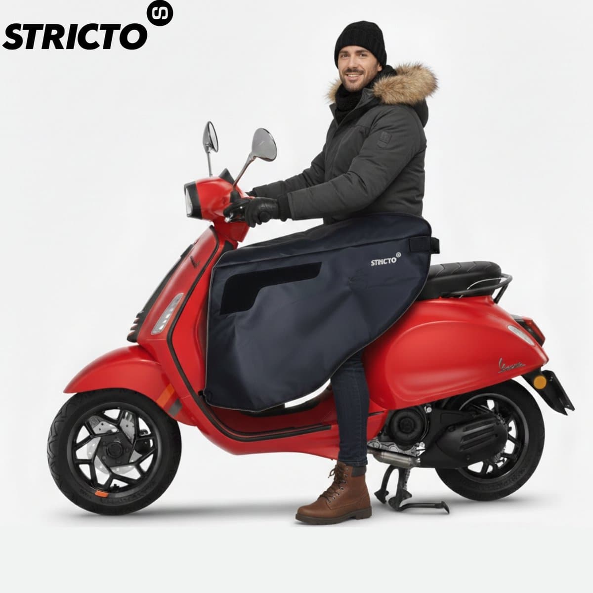 Stricto Easy-On Premium A+++ Scooter Beenkleed – Universeel – Waterdicht & Winddicht – Beenwarmer – Beschermingsniveau A+++