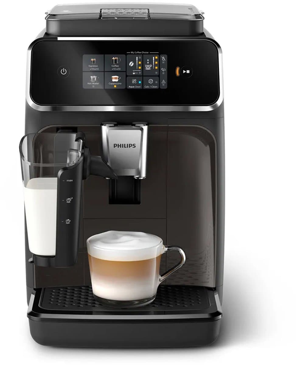 Philips 2300 Series - Espressomachine - 4 Verschillende Dranken - 4 Verschillende Dranken - LatteGo Melksysteem - 40% Stiller - AquaClean Filter - Volautomatisch - Zwart - Koffiemachine met bonen - EP2334/10