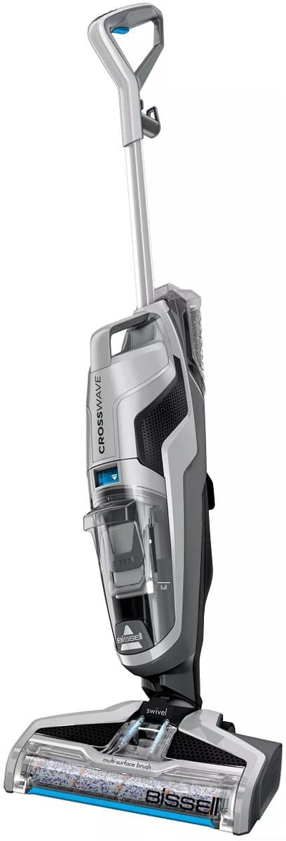 BISSELL Crosswave C3 Select Steelstofzuiger met Dweilfunctie - Vloerreiniger met Snoer - 3 in 1 Stofzuiger, Dweil & Drogen - Multi Surface Vacuum Cleaner - Reinigingsmachine voor Tapijt, Tegels & Houten Vloeren - Krachtige 560W Motor - 3551N