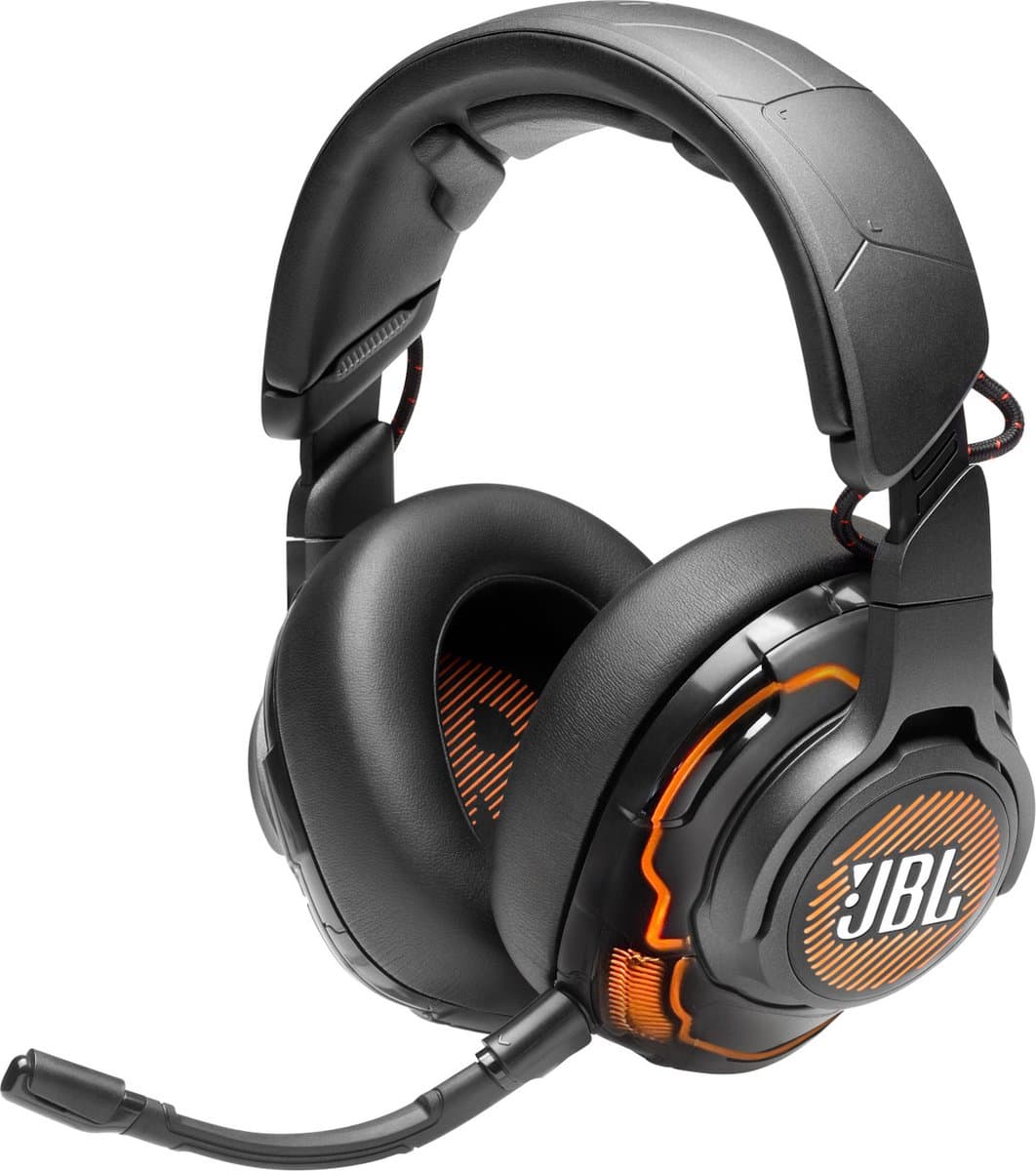 JBL Quantum ONE - Premium Gaming Headset - USB Over-ear met Active Noise Cancelling - QuantumSPHERE 360 met Headtracking - JBL Quantum Engine - Hi-Res Audio - PC - Zwart