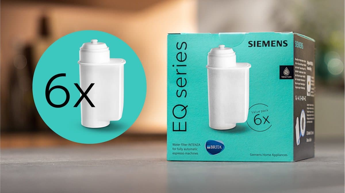 Siemens - TZ70063A BRITA Intenza Waterfilter voor volautomatische koffiemachines - EQ Series - 6 stuks