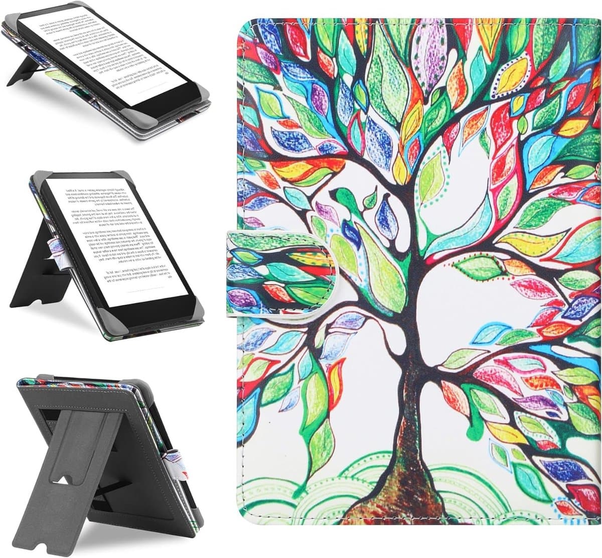 Universele Beschermhoes voor 6.8 Inch en 7 Inch E-Readers, Geschikt voor Kindle, Kobo en PocketBook, E-Book Reader Cover met Schokbestendige Bescherming