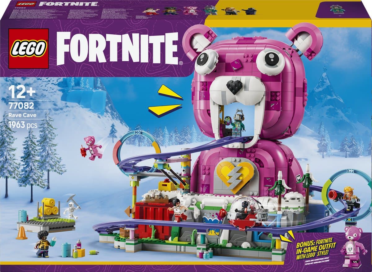LEGO Fortnite Rave Cave Bouwpakket voor Kinderen en Slaapkamer Decoratie 77082