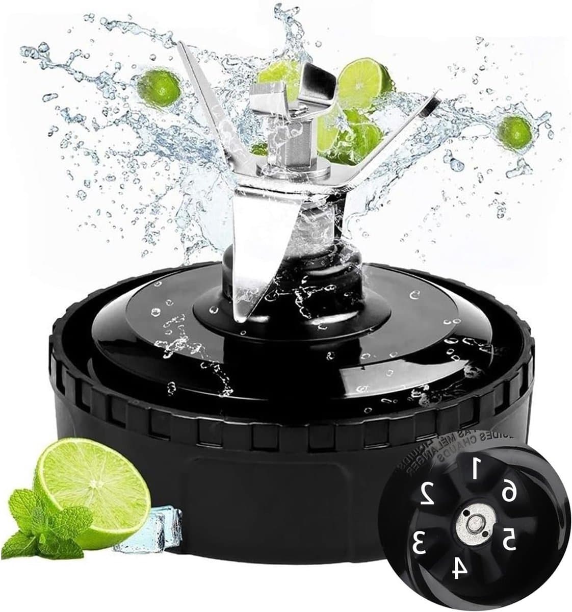 Vervangende Extractor Mes Assemblage voor Blender - Geschikt voor Ninja Blenders BL771 BL773co BL480 BL482 BL642 BL682 NN102 - Roestvrij Staal en Hoogwaardige Prestaties