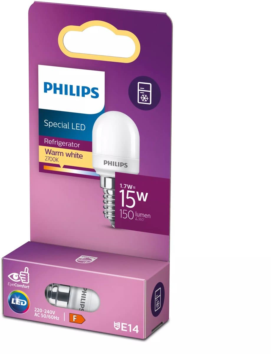 Philips LED T25 Mat 15W E14 Warm Wit Licht Koelkastlampje