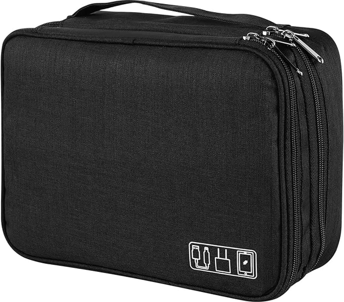 Kabelorganizer reistas - Waterdichte draagbare kabelorganizer - voor opladers, USB-sticks, koptelefoons, powerbanks, harde schijven en SD-kaarten