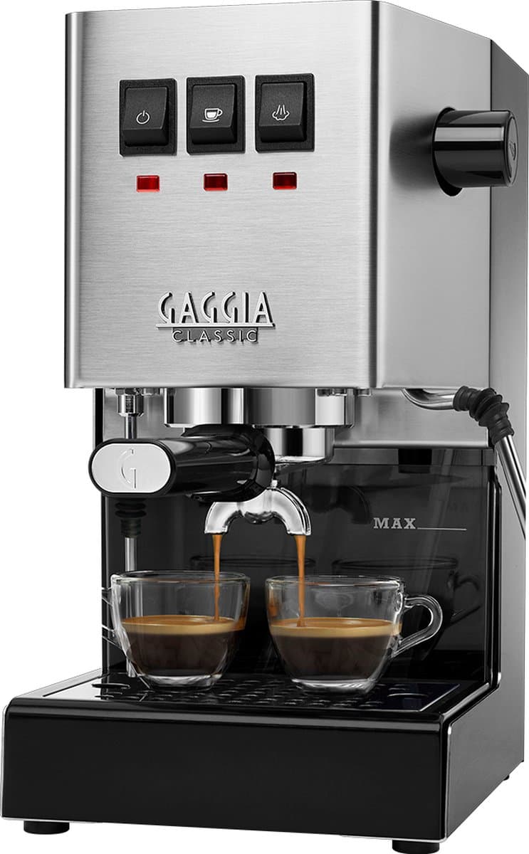 Gaggia Classic Evo Pro - Espressomachine - Pistonmachine - 15bar - RVS