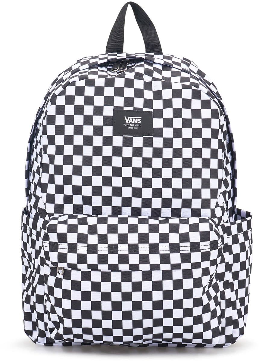 VANS Old Skool Grom Check Backpack Kinder Rugzak zwart