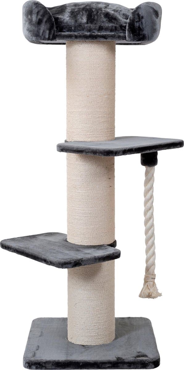 Quapas Krabpaal - katten krabpaal - groot - maine coon - boskat - Tower Lounge Grijs
