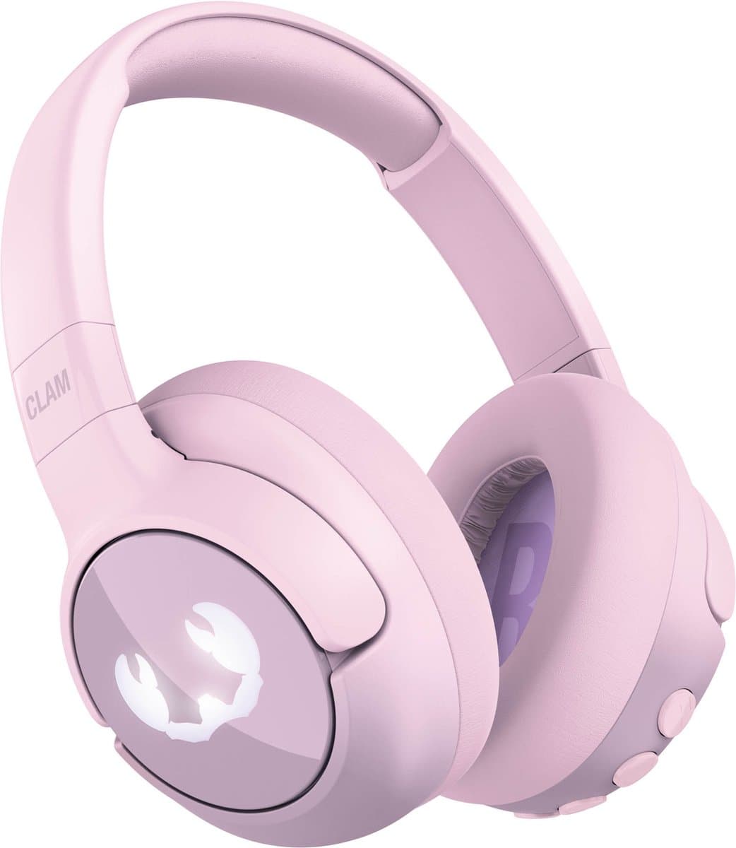 Fresh 'n Rebel Clam Junior - Koptelefoon kind - Kinder koptelefoon met Noise Cancelling - Draadloos (Bluetooth) & Bedraad – Inclusief Aux kabel (1m) - Dizzy Donut