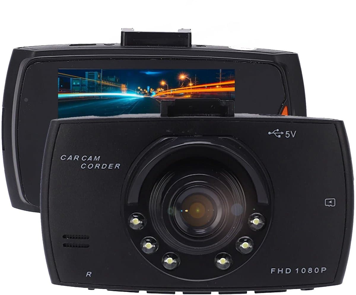 Auto Dashcam 1080P FHD Nachtzicht Autorecorder- Voor en Achter - 170 Graden Groothoek - Lusopname - Zwaartekrachtdetectie - Parkeermonitor .