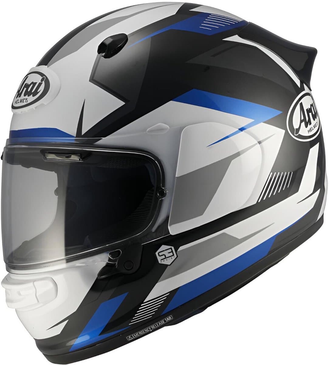 Arai Quantic Supra Blauw Zwart Wit Integraalhelm - Maat L