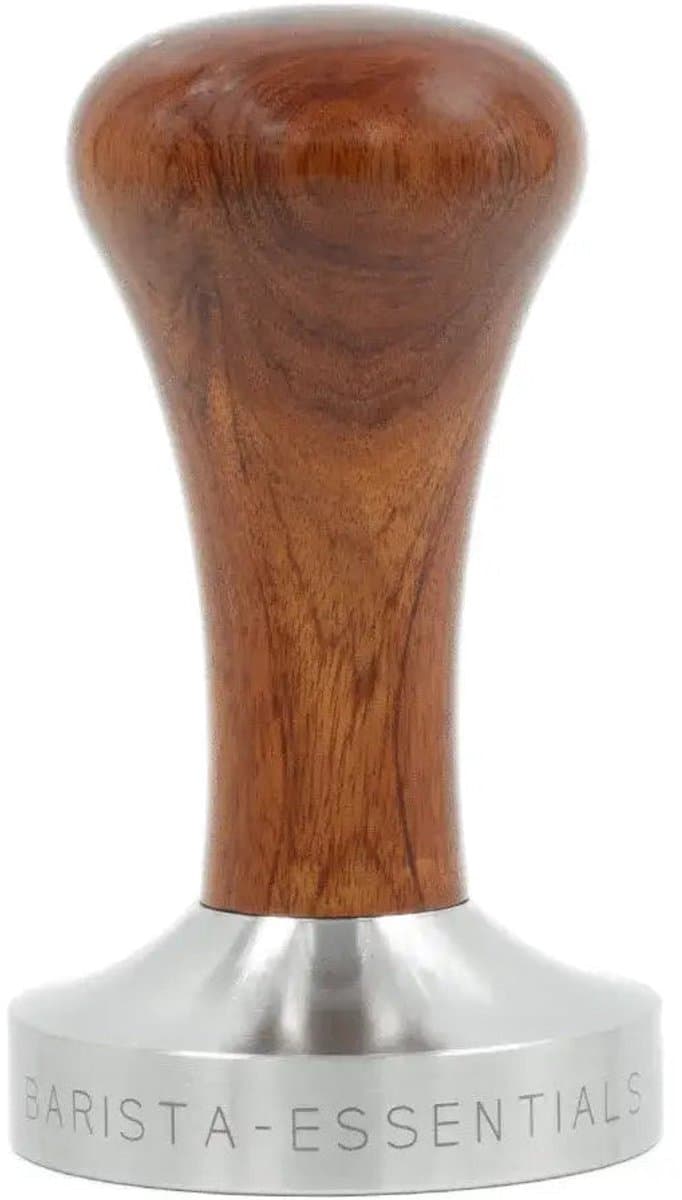 Tamper - 51mm – Delonghi Dedica - La Specialista - Hout - RVS - Koffie Tamper – Espresso Tamper - Koffie Stamper - Delonghi Koffiemachine – Espressomachine - Barista Essentials
