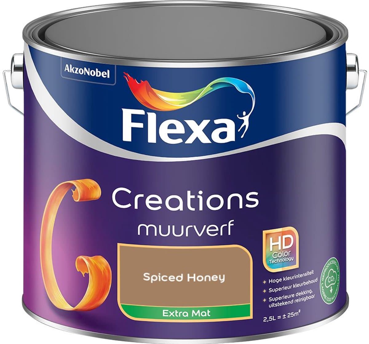 Flexa - Creations Muurverf Extra Mat - Spiced Honey - Mengverf - 2,5 L