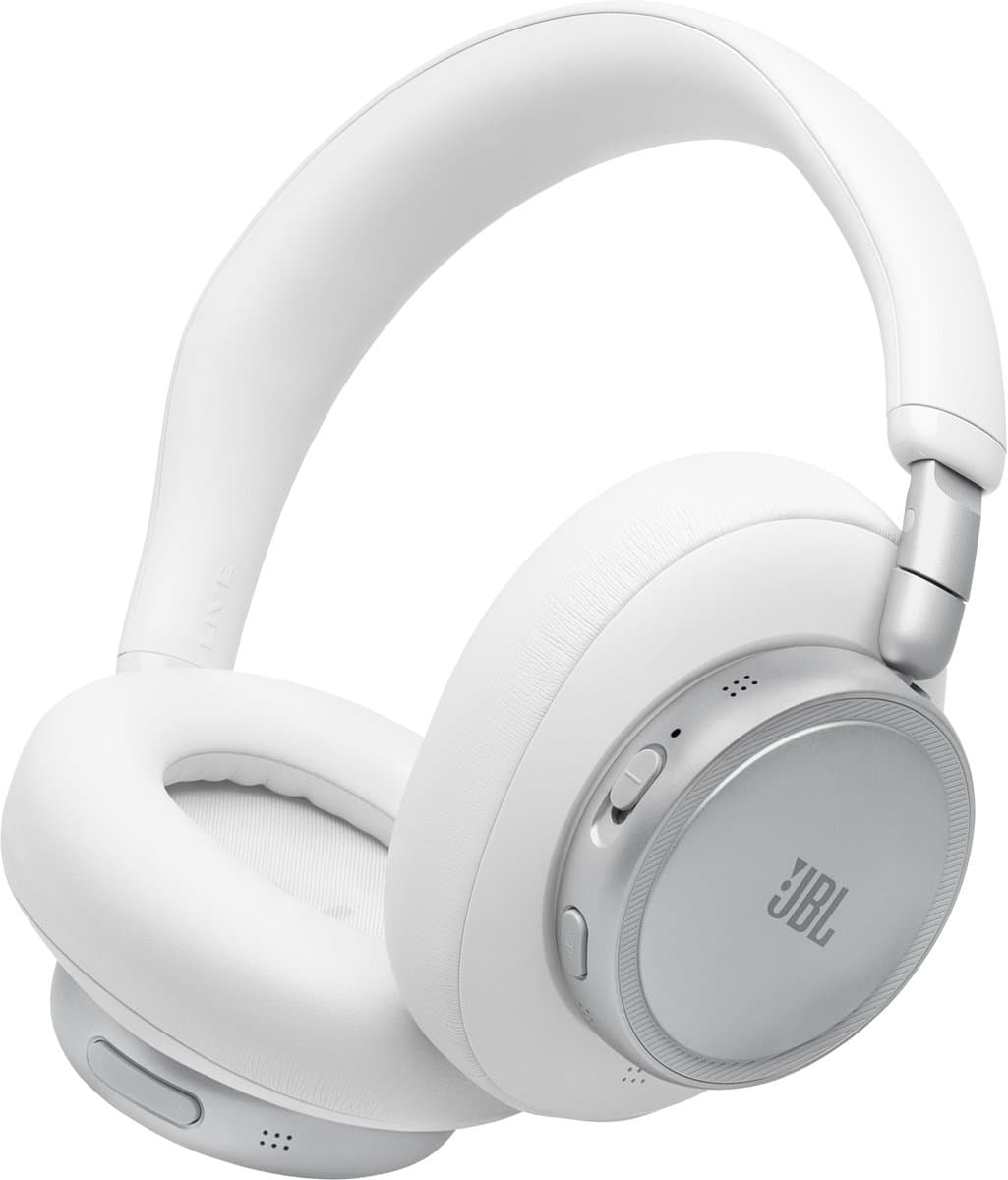 JBL Live 780NC - Draadloze Noise Cancelling Koptelefoon - Bluetooth Over-Ear - 80 uur batterij - Hi-Res Audio - Multipoint - JBL Signature Sound - Wit