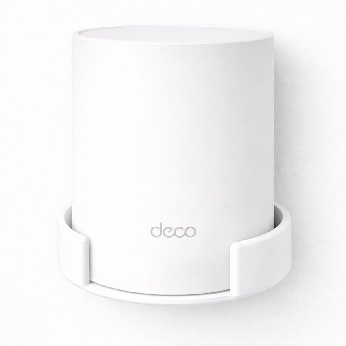 Wandhouder geschikt voor TP-Link Deco X10 / X20 / X50 / X55 / X60 – Mesh WiFi Houder / Router Wall Mount – Incl. Schroeven – Wit