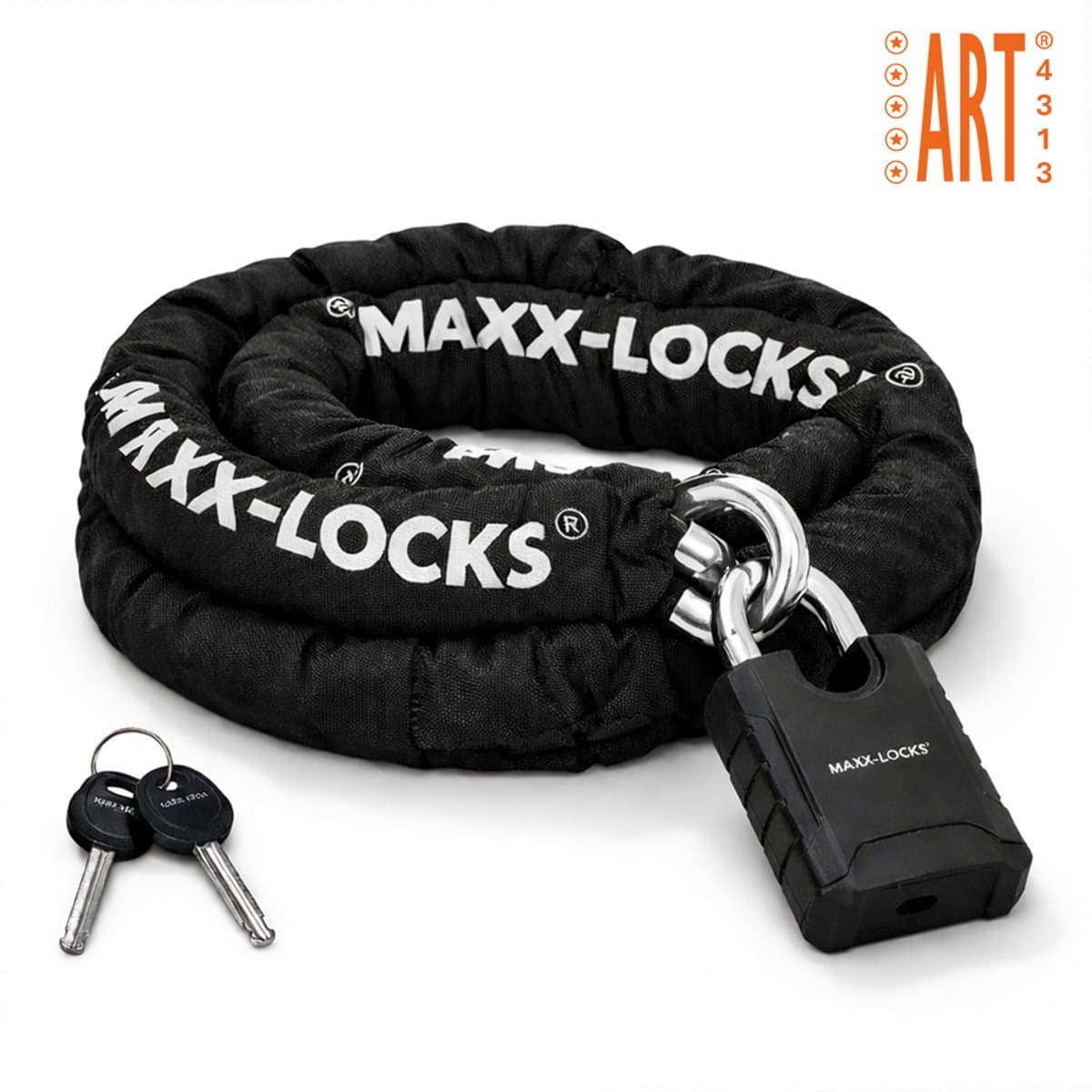 Maxx-Locks Gore - Motorslot ART 5 - Kettingslot voor Scooter en Motor - Art5 Slot met Gehard Stalen Schakels - 150cm