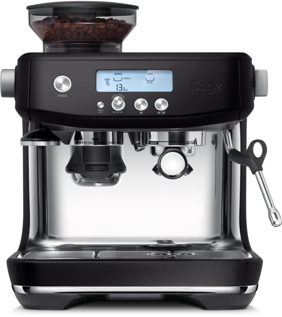 Sage the Barista Pro Black Truffle Pistonmachine