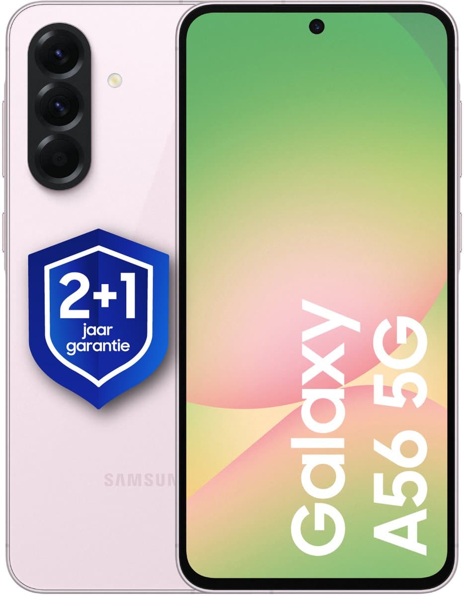 Samsung Galaxy A56 - 5G - 128GB - Awesome Pink + 1 jaar extra garantie