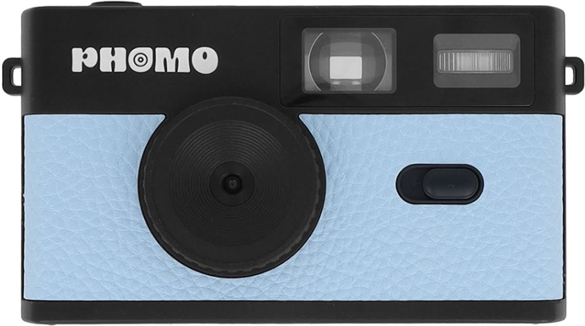 Phomo - Digital Retro Camera - Schermvrij - Lichtblauw - 8GB