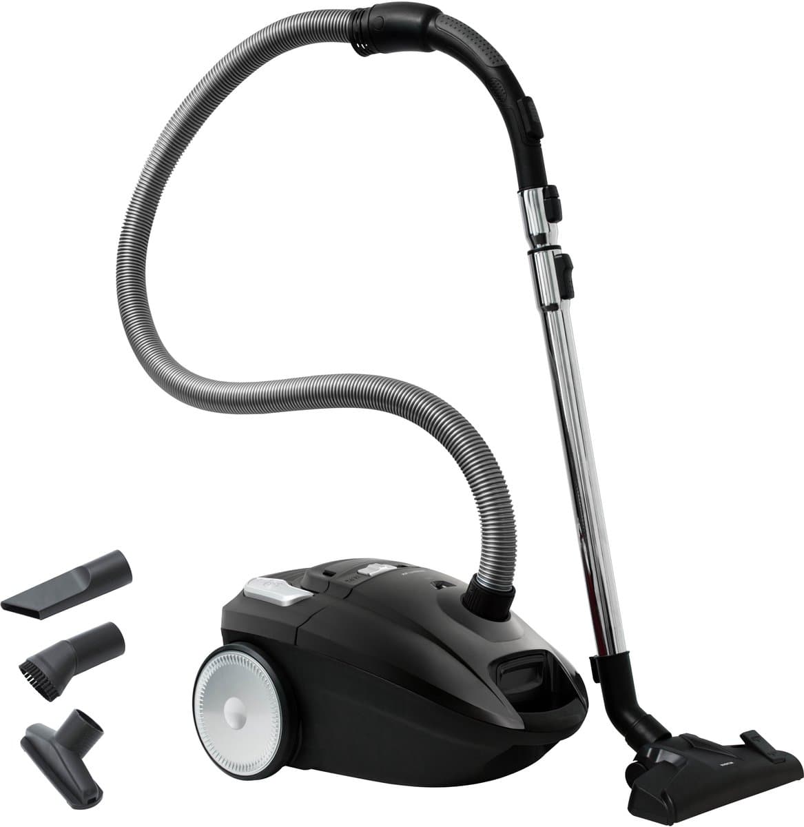 Inventum ST306ZZA - Stofzuiger met zak - 3 liter - HEPA 13 - Snoerlengte 7 meter - Zwart