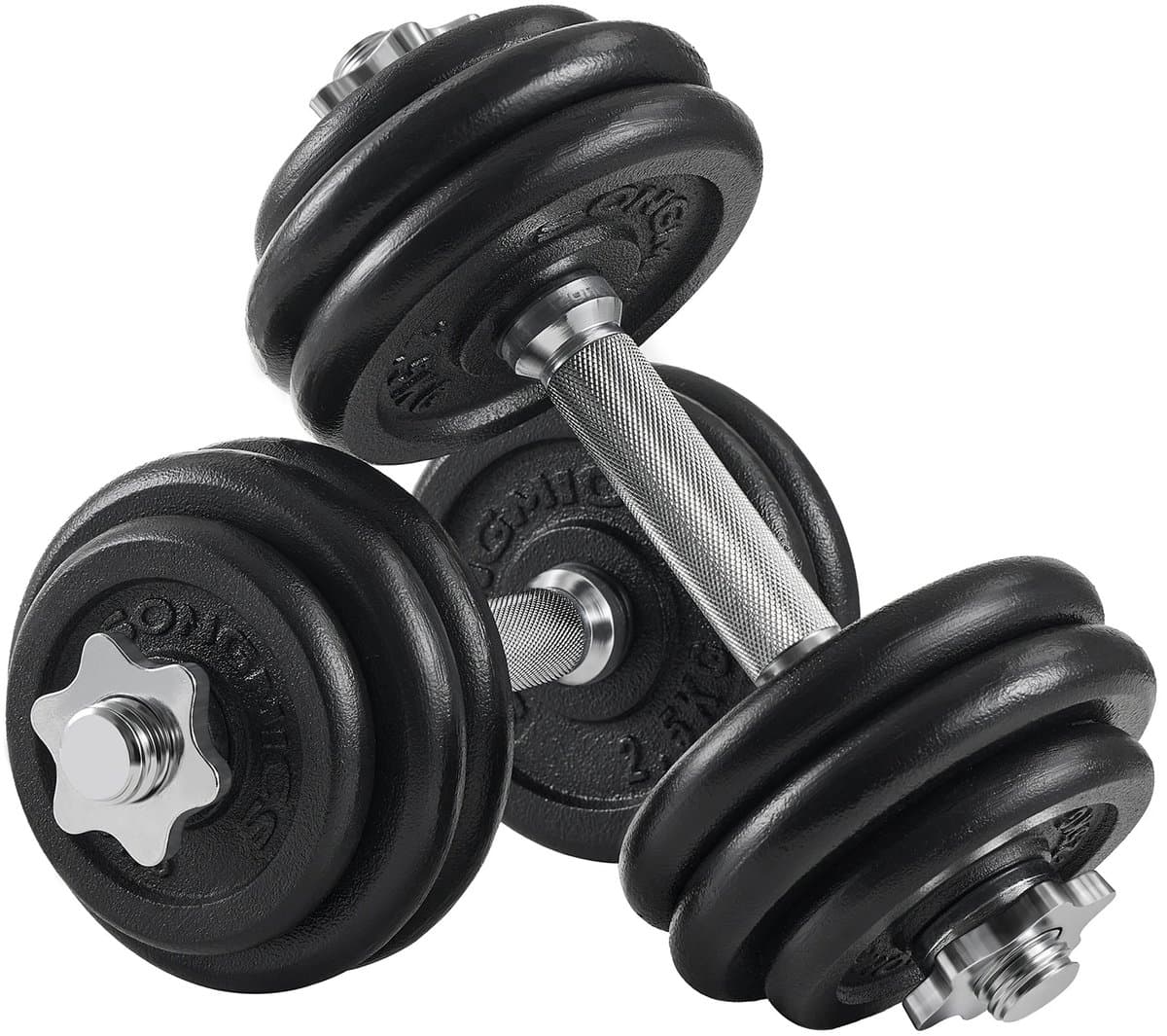 Halter set - Gietijzeren Halterset - Dumbells - Tot 30 KG Verstelbaar - Fitness - Workout