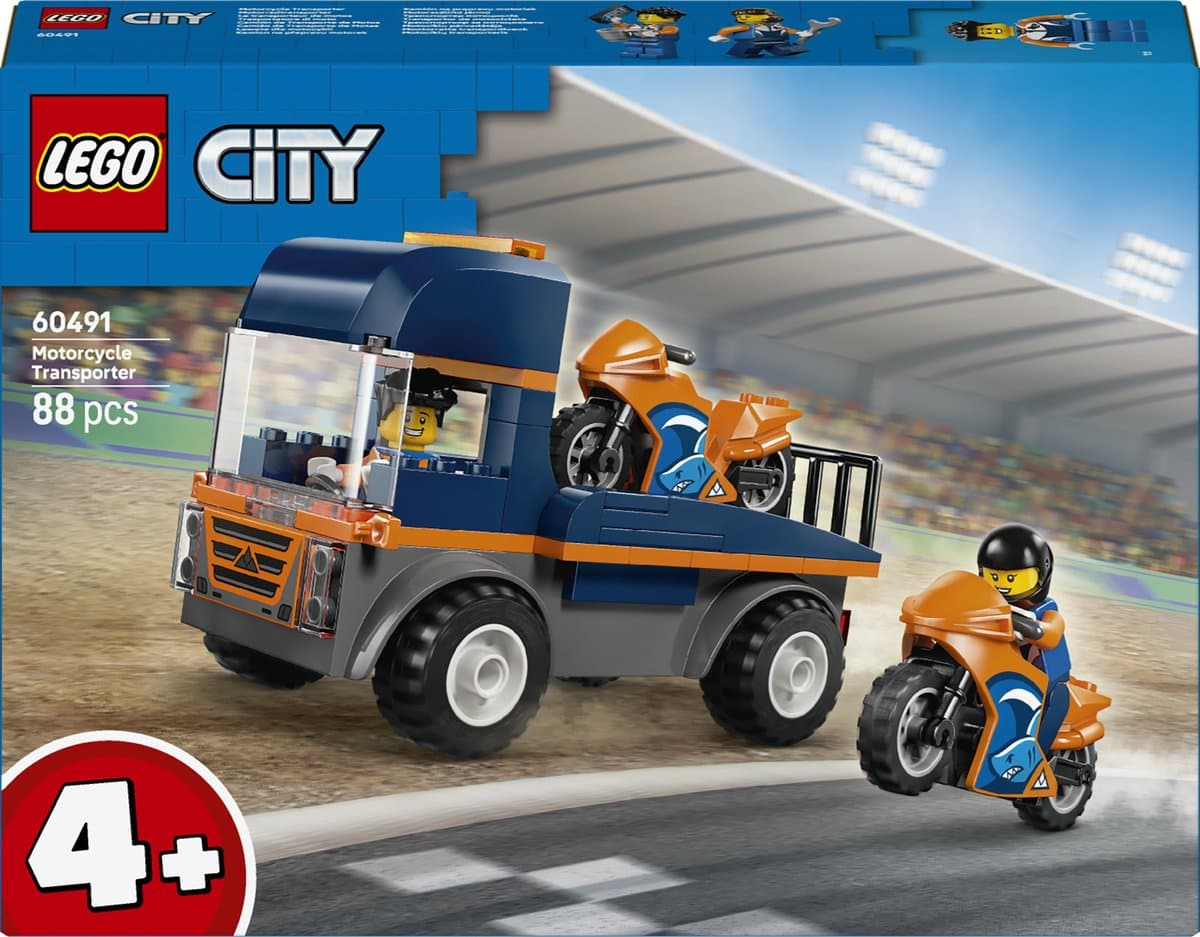 LEGO City - Great Vehicles - Transportwagen Voor Motoren