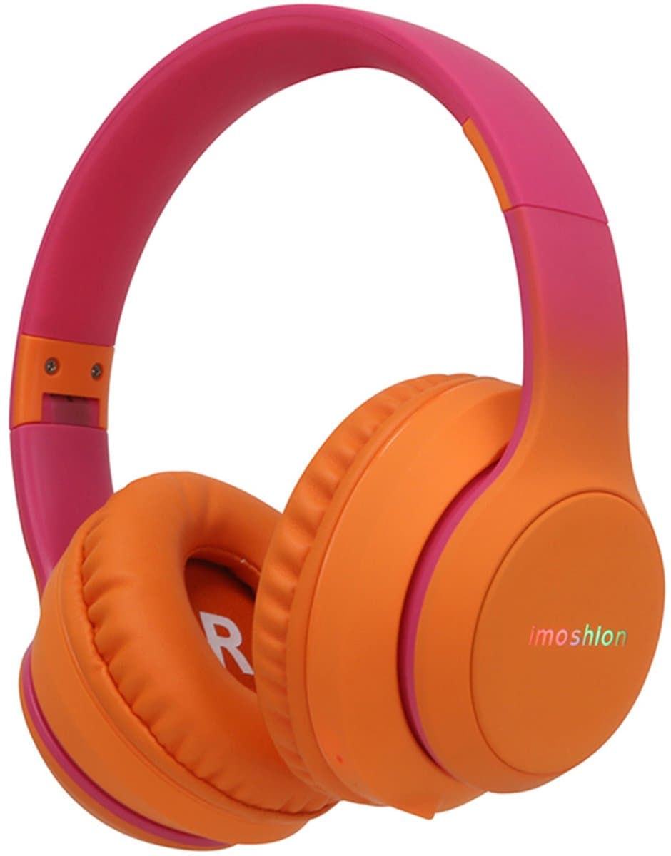 imoshion Kinder Koptelefoon LED - Bluetooth en Decibelbegrenzer - Draadloze Koptelefoon Kinderen