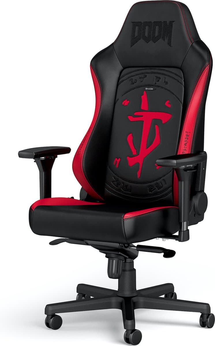 Noblechairs - DOOM Gamingstoel - Zwart/Rood