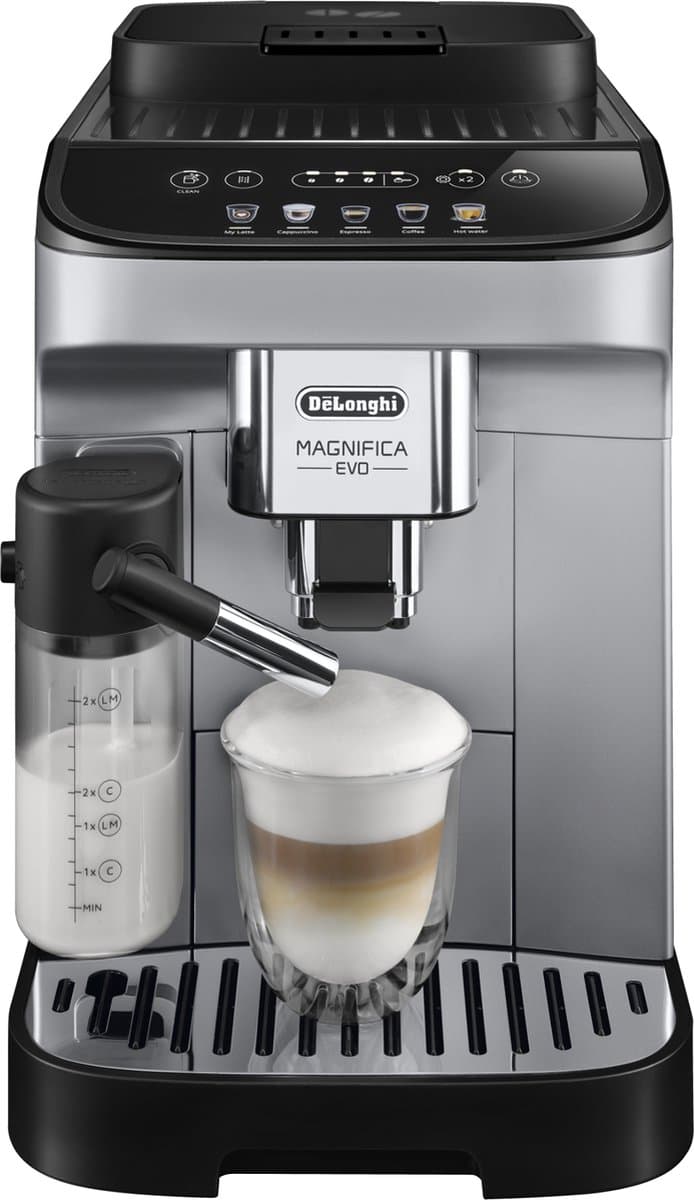 De'Longhi Magnifica Evo ECAM290.61.SB - Volautomatische espressomachine - Zilver/zwart