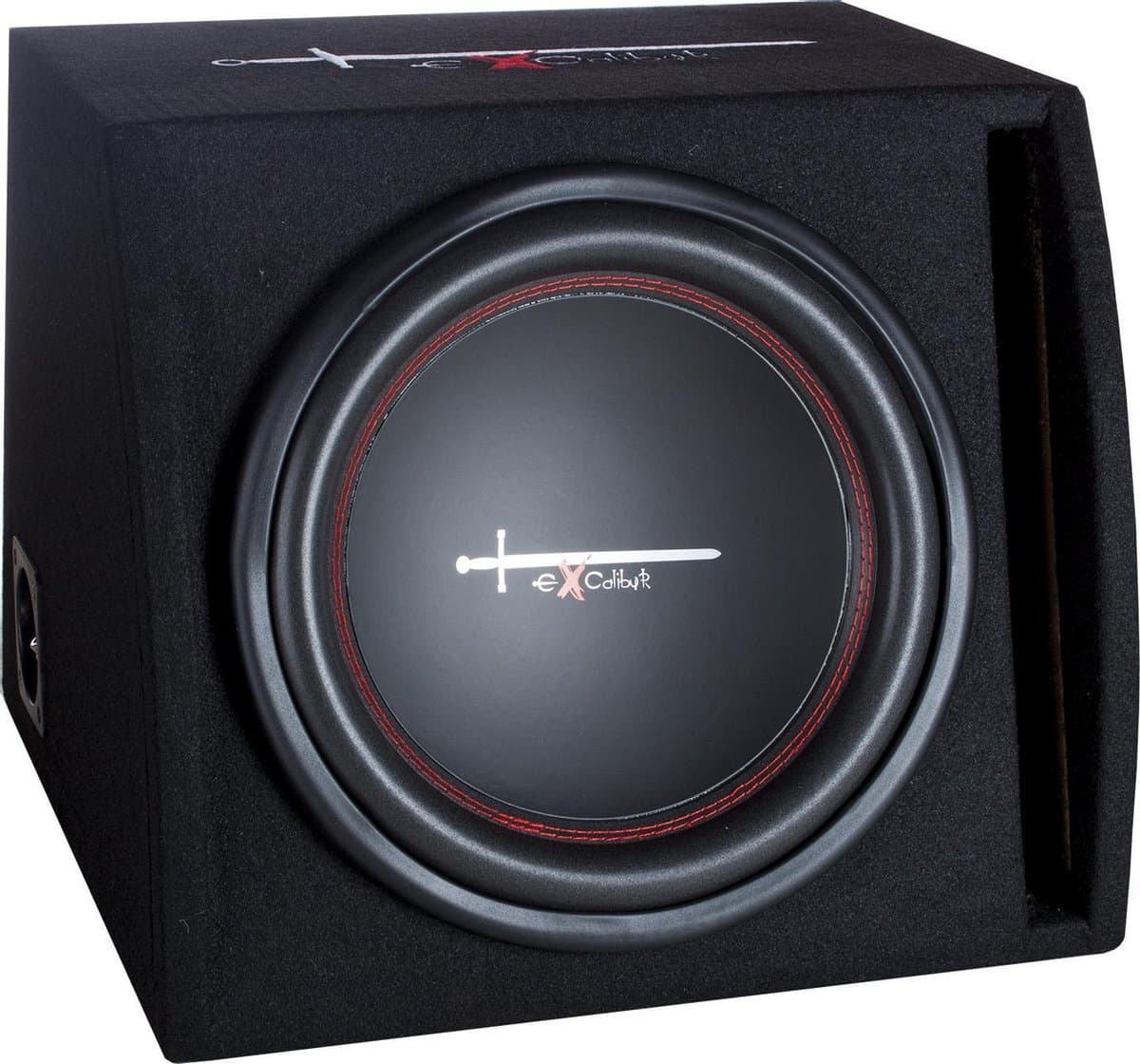 Excalibur Boombox 12'' – Auto Subwoofer in Behuizing – 12 Inch – 1000W Piek / 300W RMS – Bass Reflex – 35Hz–1000Hz – 94dB – 4Ω